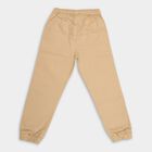 Boys' 100% Cotton Trousers , खाकी, small image number null
