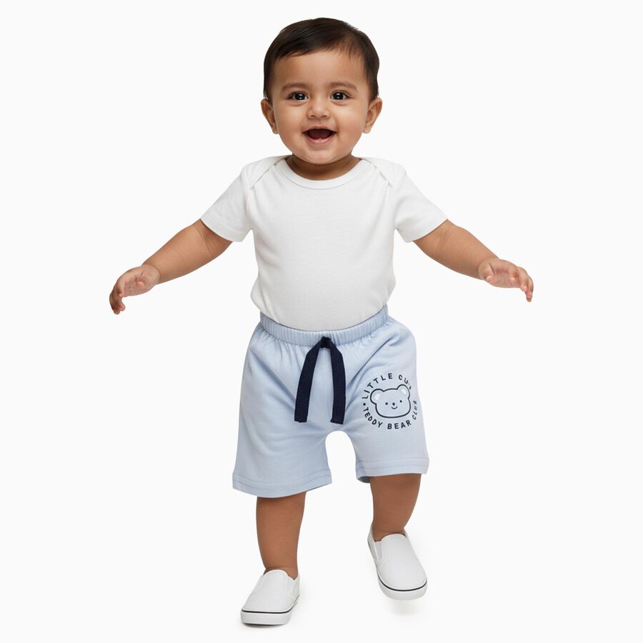 Infants' Half Pant, हल्का नीला, large image number null