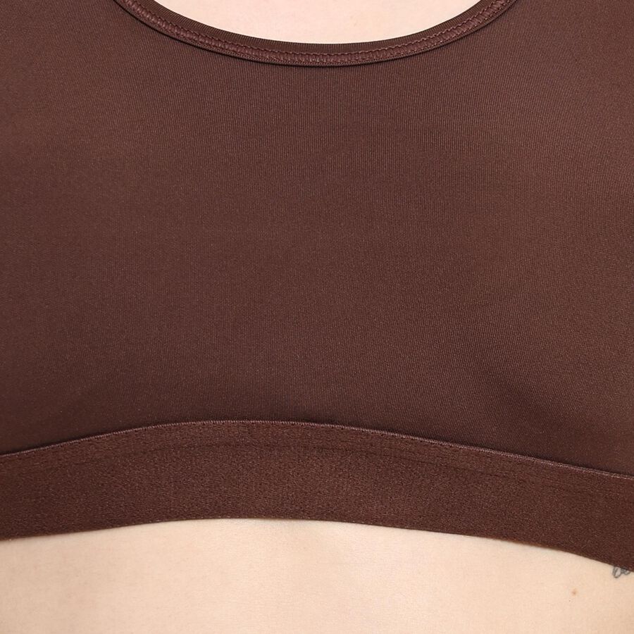 Ladies' Sports Bra , भूरा, large image number null