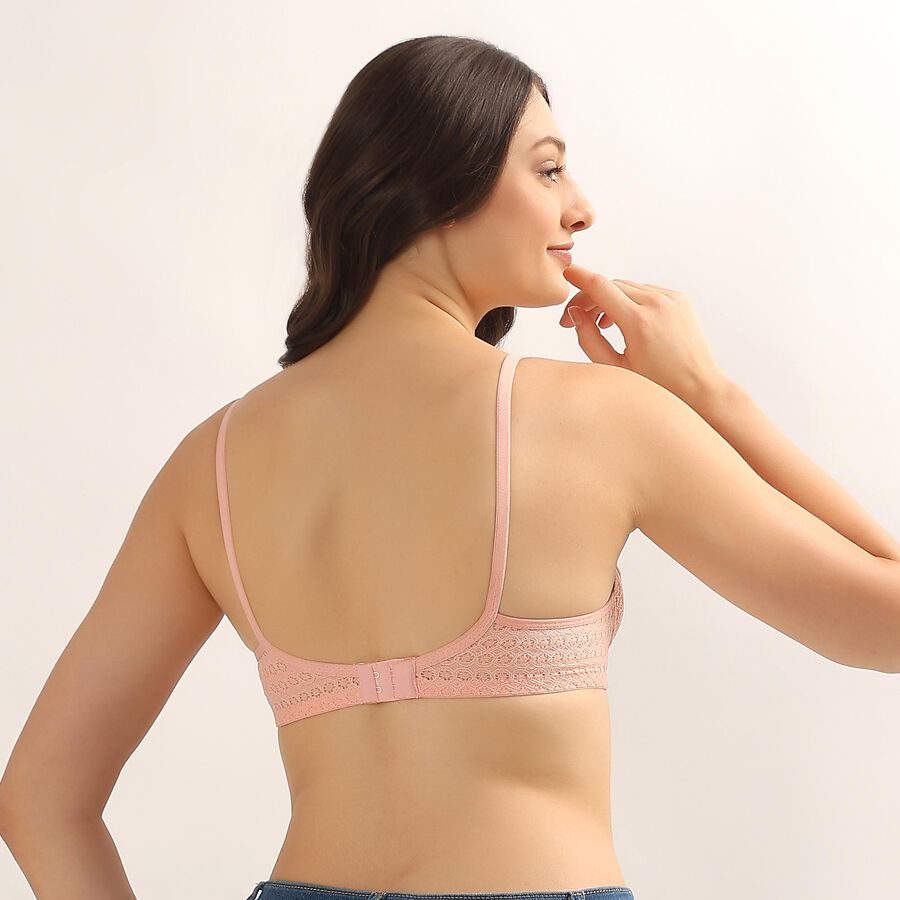 Ladies' Basic Bra , Peach, large image number null