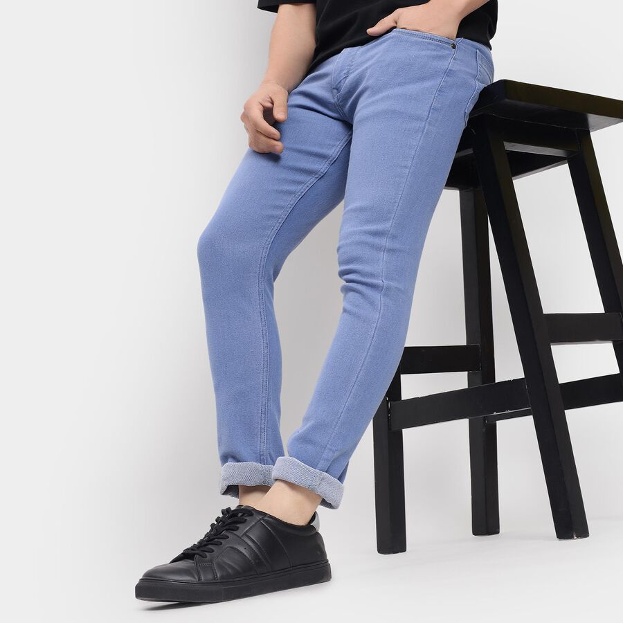 Men's Skinny Jeans , हल्का नीला, large image number null