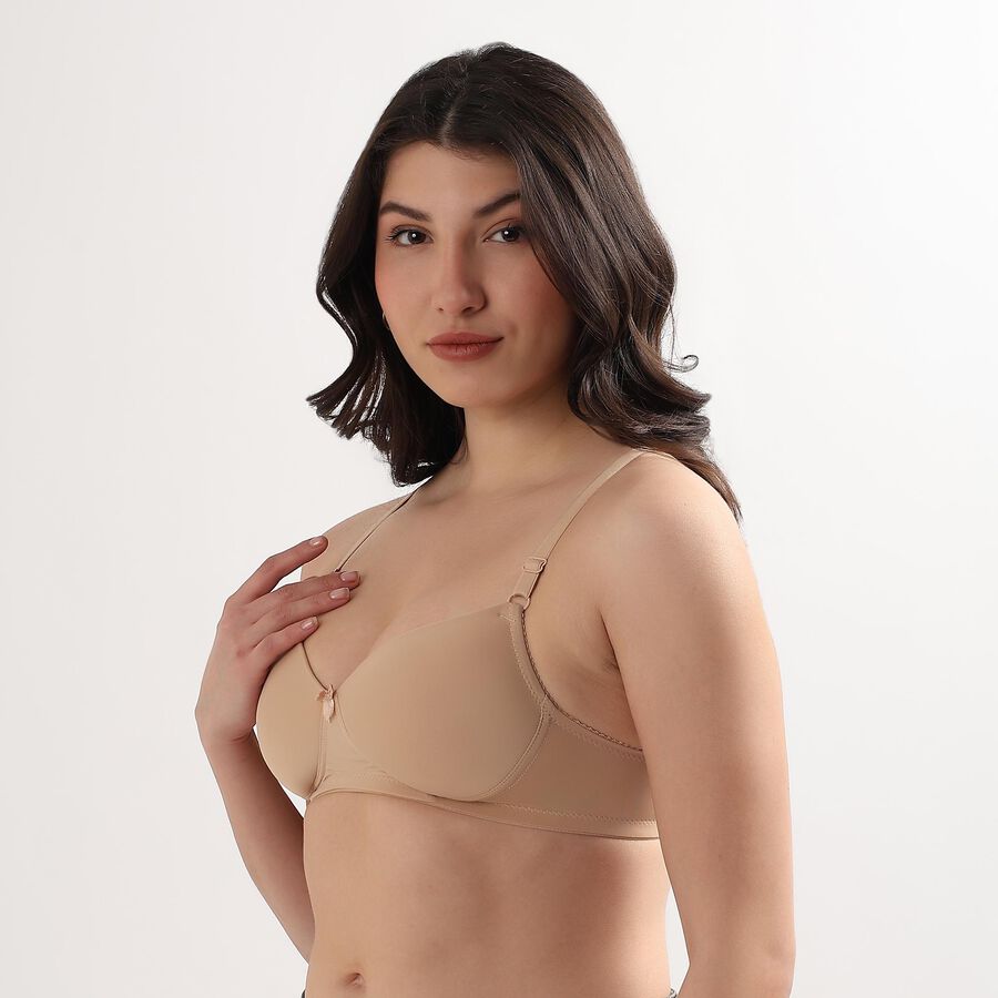 Ladies' Bra, Beige, large image number null