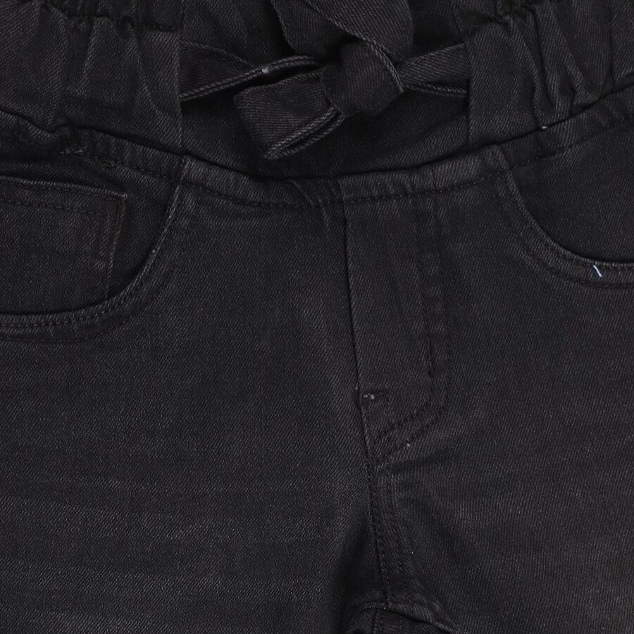 Girls' Jeans, Black, large image number null