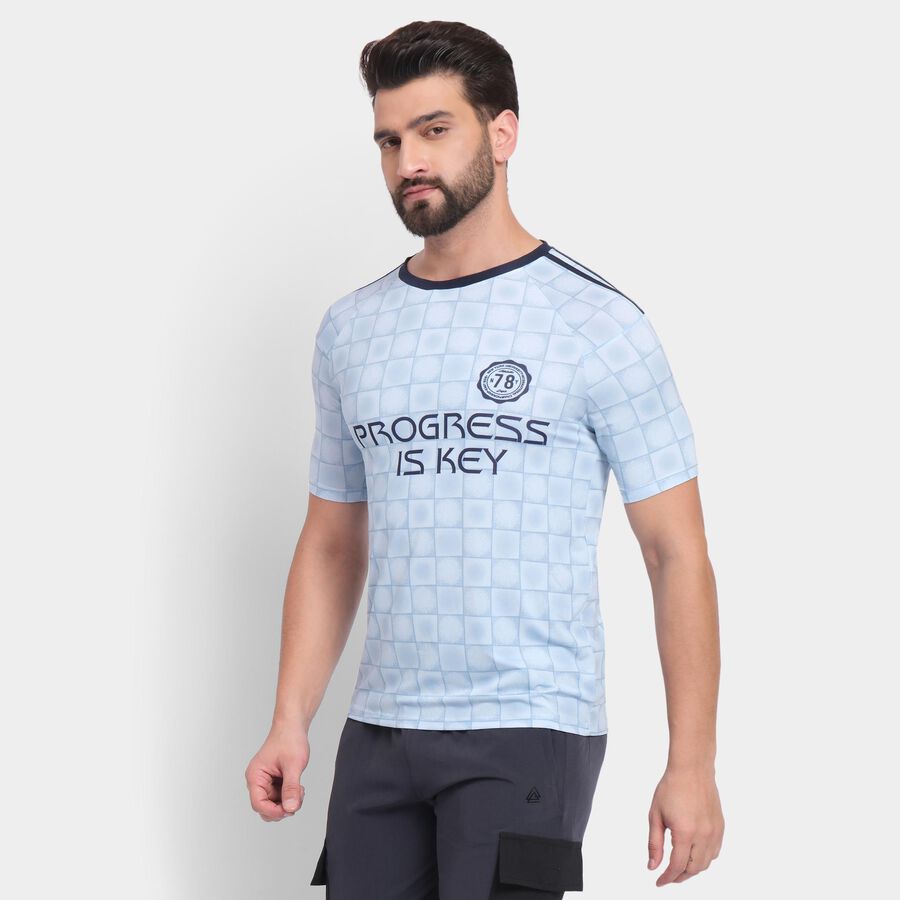 Men's Drifit T-Shirt, Light Blue, large