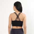 Ladies' Sports Bra, Black, small image number null