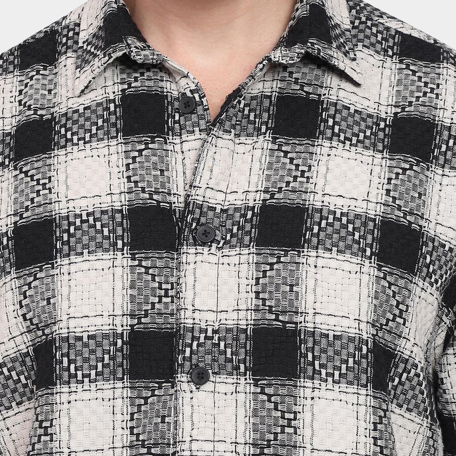Men's Casual Shirt, Off White, large