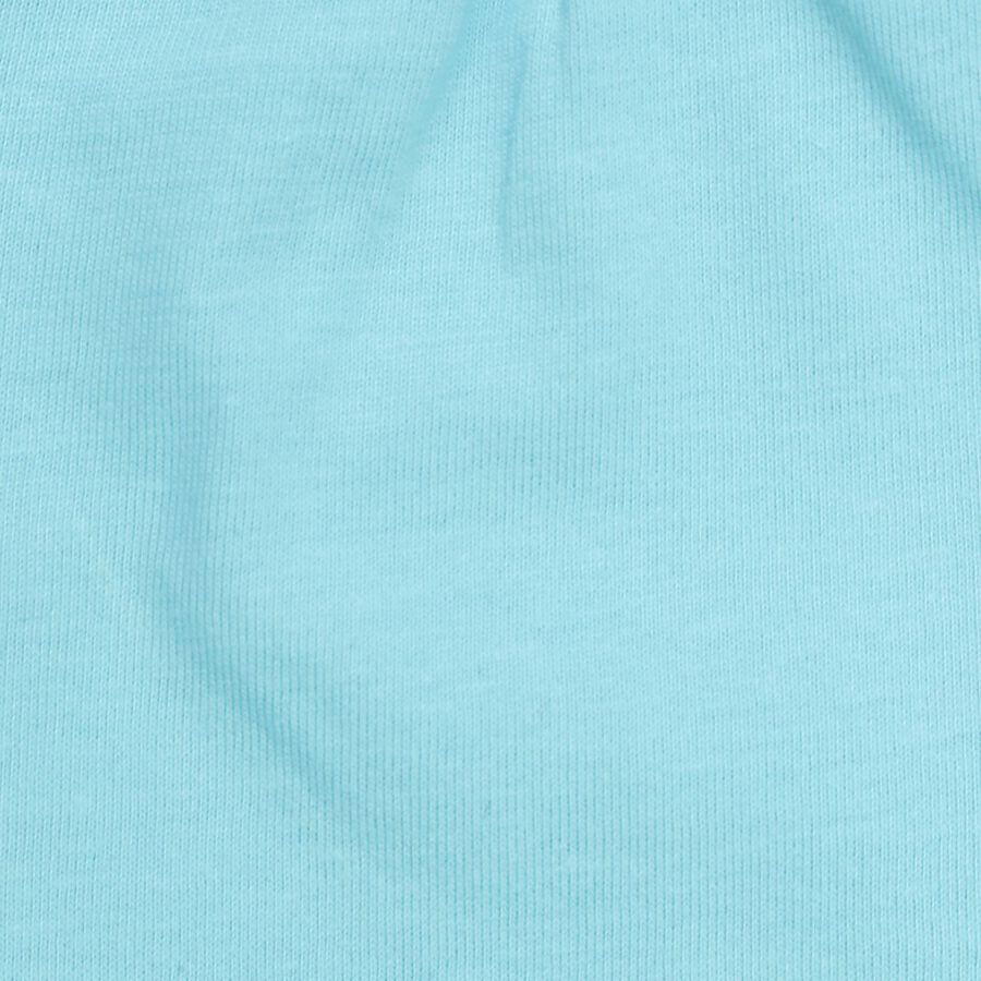 Infants Cotton Printed Baba Suit, Aqua, large image number null