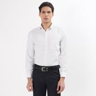 Men's Snow White Full Sleeve Classic Collar Formal Shirt, White, small image number null