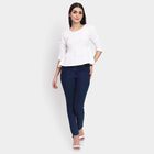 Ladies'  Crop  Top, सफ़ेद, small image number null