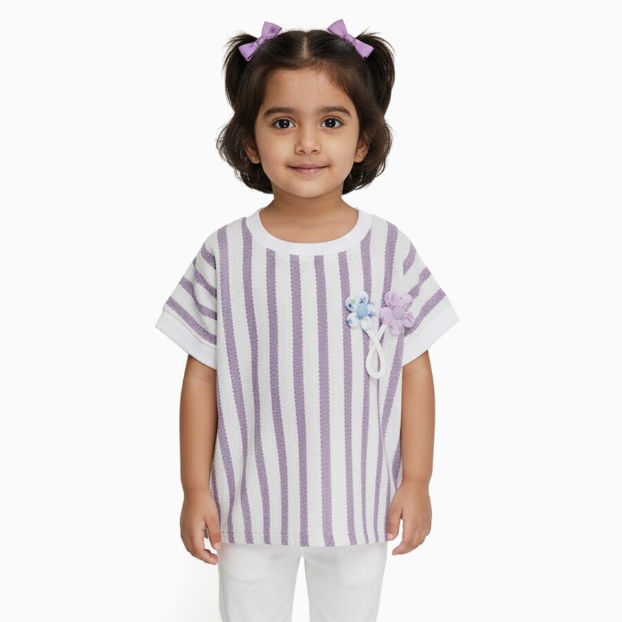 Girls' T-Shirt, Lilac, large image number null