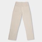Girls' Light Beige Wide Leg Buttoned Jeans, गहरा पीला, small image number null