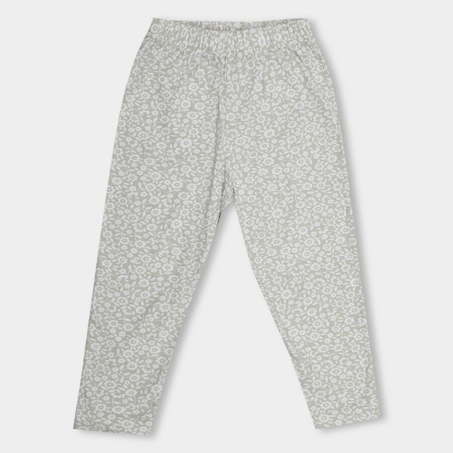 Girls' Pyjama, Light Green, large image number null