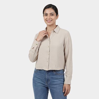 Women's Beige Classic Shirt
