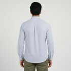 Men Light Blue Cotton Casual Shirt, हल्का नीला, small