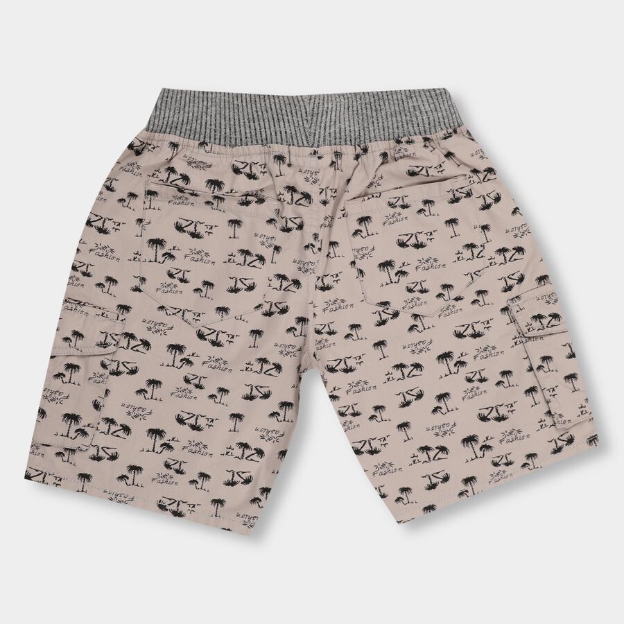 Boys' 100% Cotton Bermudas , हल्का ग्रे, large image number null