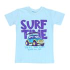 Boys' 100% Cotton Half Sleeves T-Shirt, Light Blue, small image number null