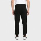 Men's Black Jogger Fit Track Pants, Black, small