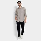 Men's 100% Cotton Casual Shirt , Beige, small image number null
