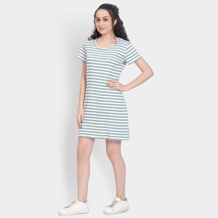 Ladies' Dress , हल्का हरा, large image number null