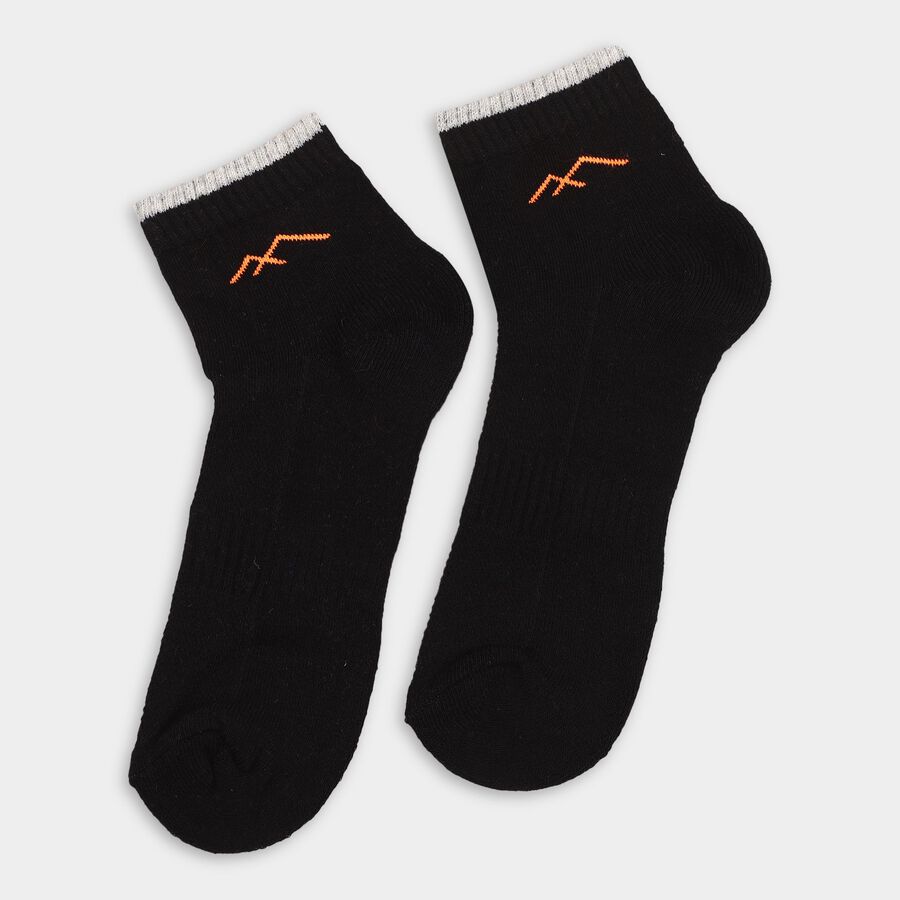 Men's Socks (Pack of 2), Black, large