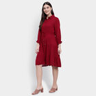Solid Dress, Wine, small image number null