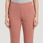 Women's Pink Flared Solid Track Pants, Pink, small