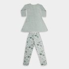 Girl's Fusion Set , हल्का हरा, small image number null