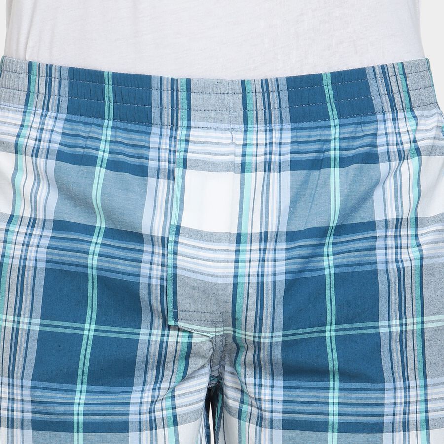 Men's Boxers, टील ब्लू, large