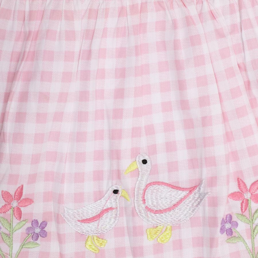 Infant Girls' 100% Cotton Frock , Pink, large image number null