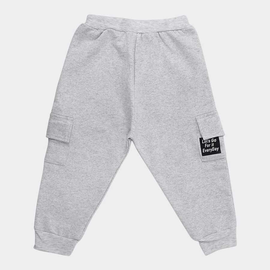 Infants' Pyjama, Melange Light Grey, large