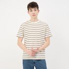 Men's Dark Brown Round Neck Casual T-Shirt, Brown, small