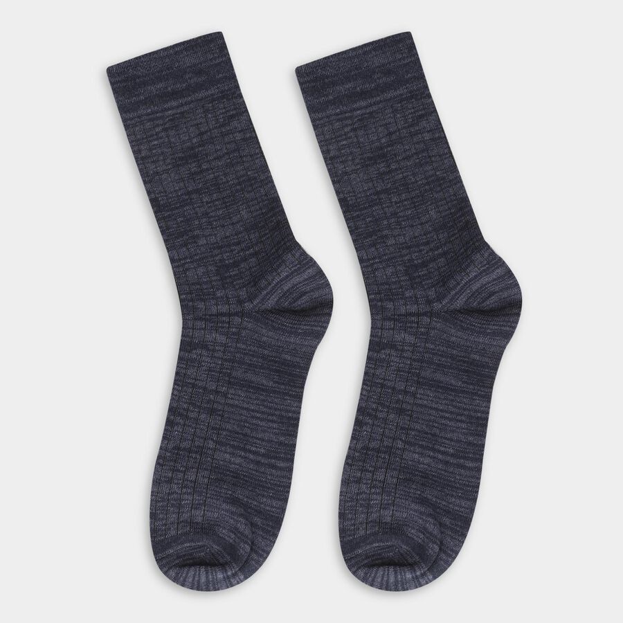 Men's Socks (Pack of 2), Mid Blue, large image number null