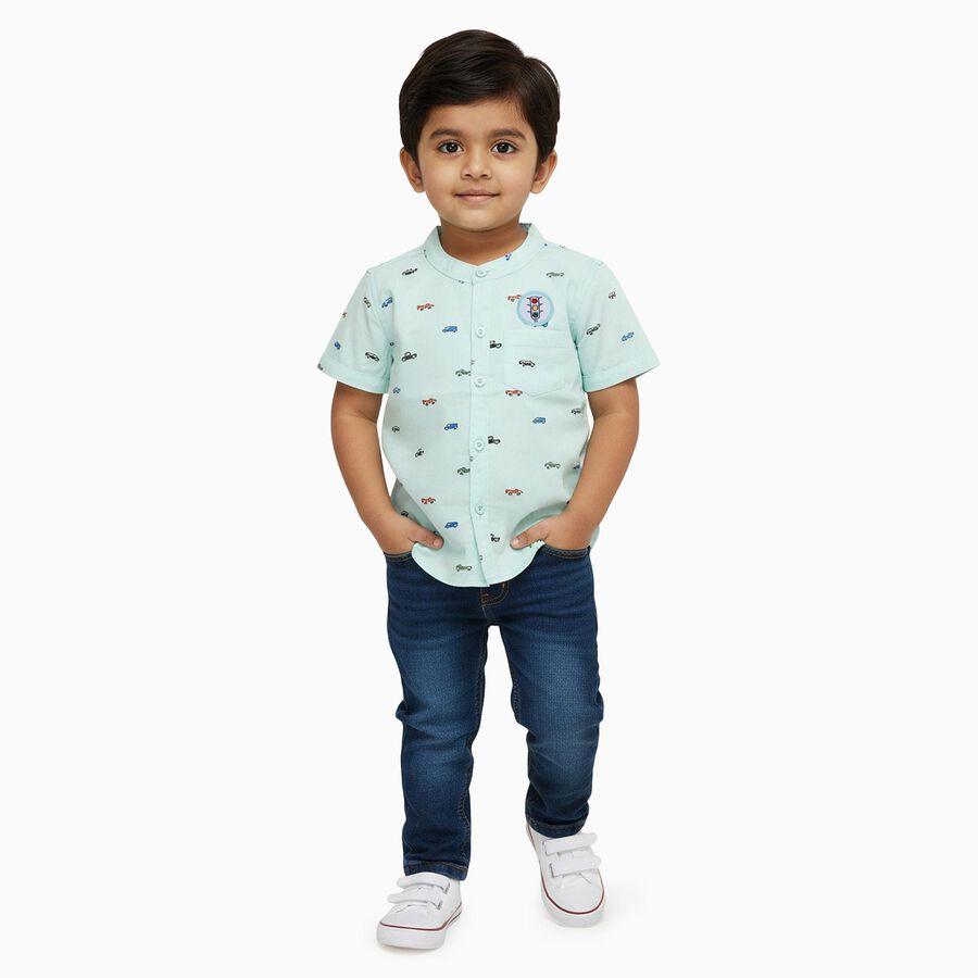 Infants' Shirt, हल्का हरा, large image number null