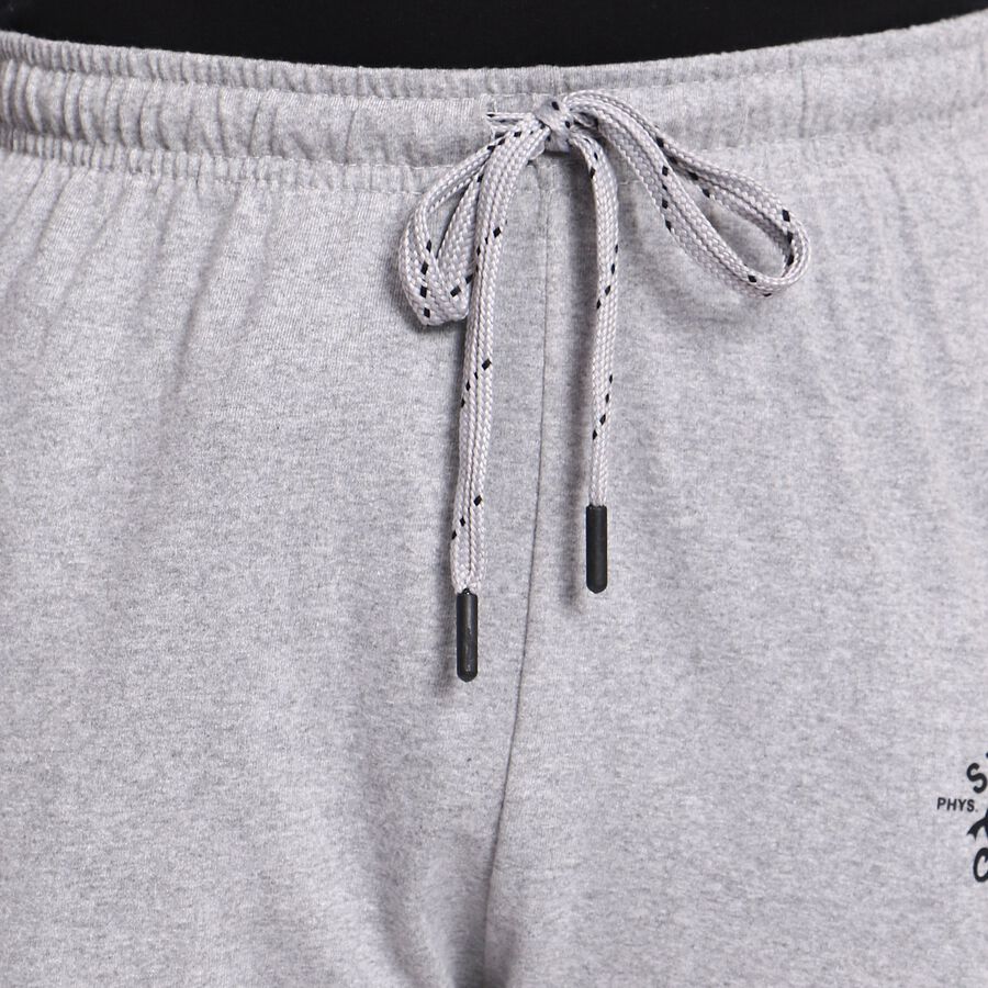 Men's Track Pants, Melange Mid Grey, large image number null