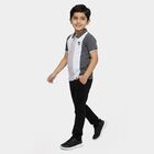 Boys' Half Sleeves T-Shirt, Lilac, small