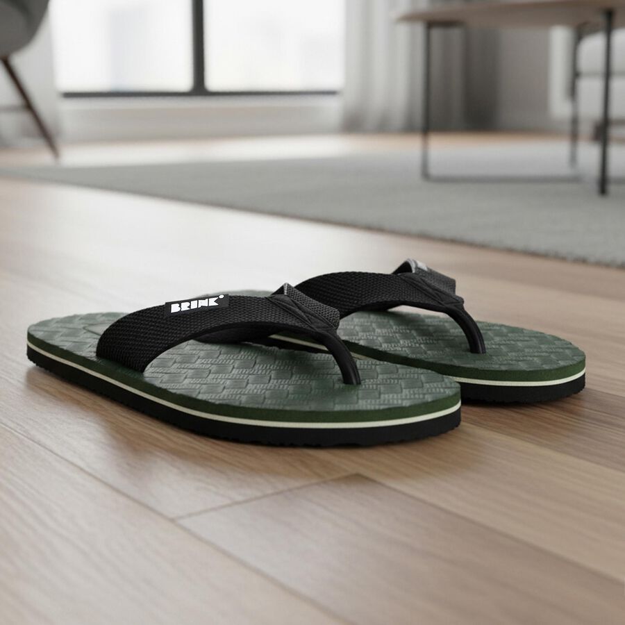 Men's Slipper, हरा, large