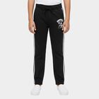 Boys' Jet Black Cotton Blend Football Print Pyjama, Black, small