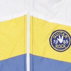 Boys Bright Yellow Hooded Casual Jacket, पीला, small image number null