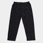 Girls' Pyjama, काला, small