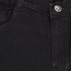 Boys' Jet Black Slim Fit Classic Jeans, Black, small image number null