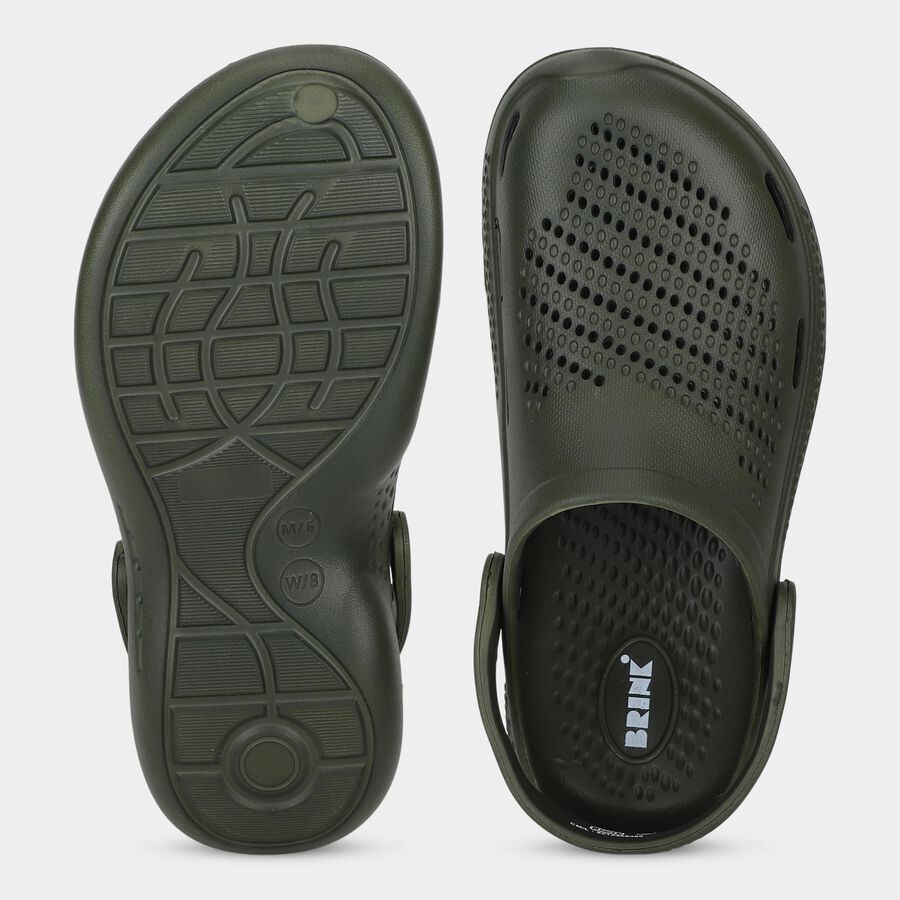 Men's Slipper, Olive, large