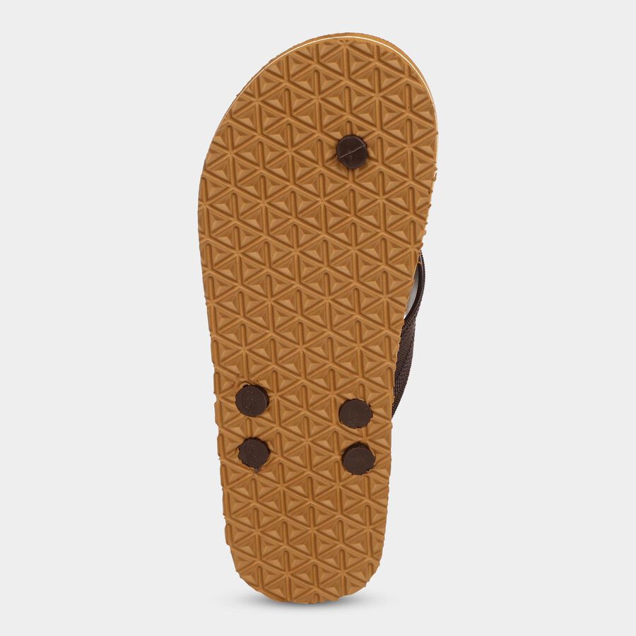 Men's V Strap Slipper, Tan, large image number null