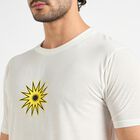 Men's Round Neck Half Sleeves T-Shirt , White, small image number null