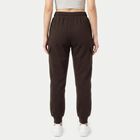 Women's Brown Regular Fit Cargo Track Pants, Brown, small