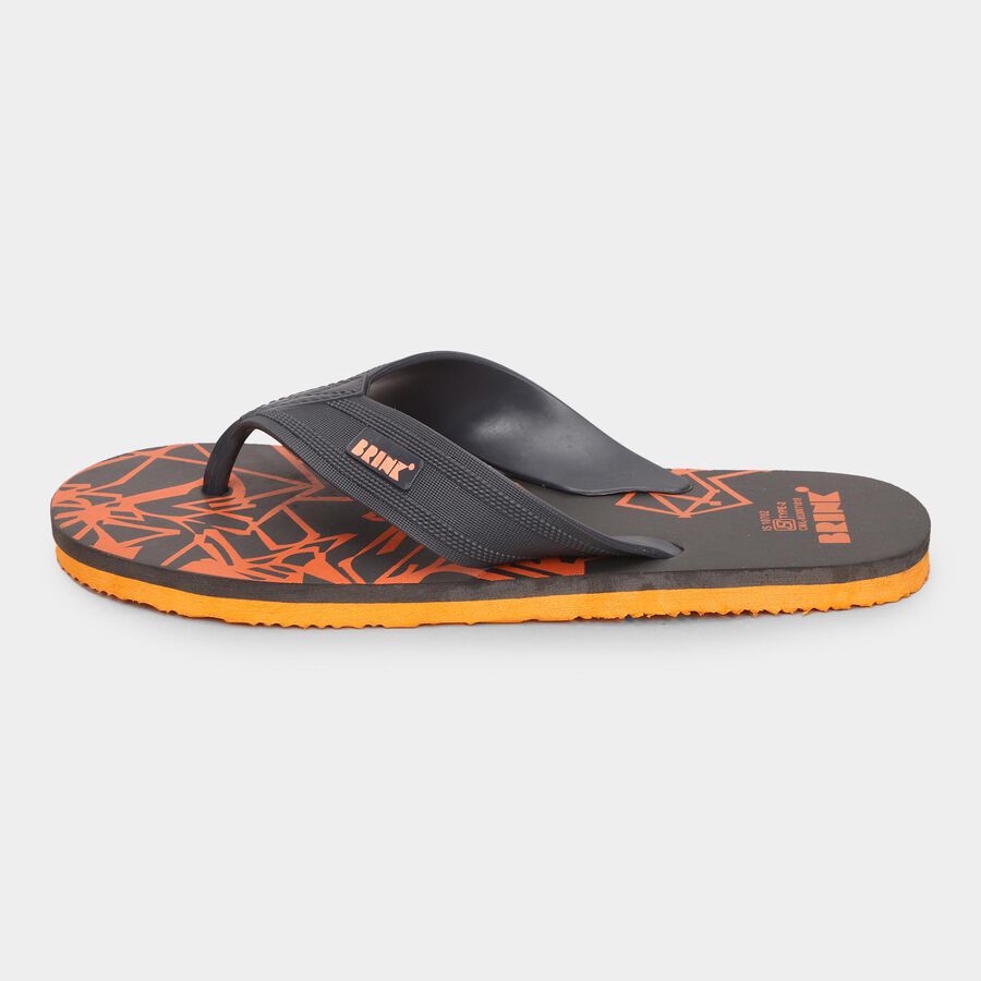 Men's V Strap Slipper, Orange, large image number null