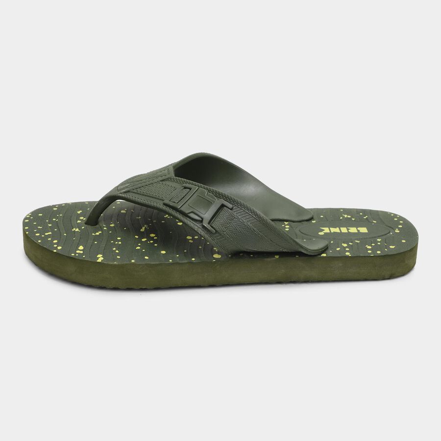 Men's Slipper, ओलिव, large image number null