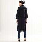 Ladies' Kurta, Navy Blue, small image number null