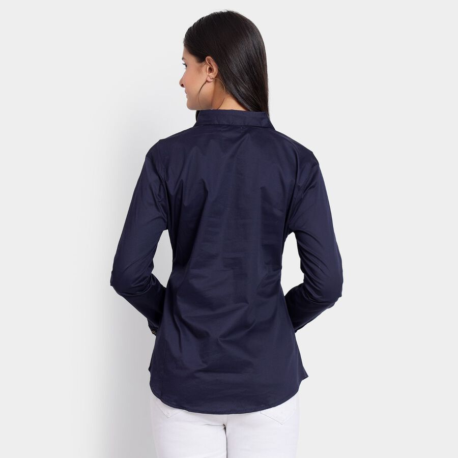 Ladies' Shirt, Navy Blue, large image number null