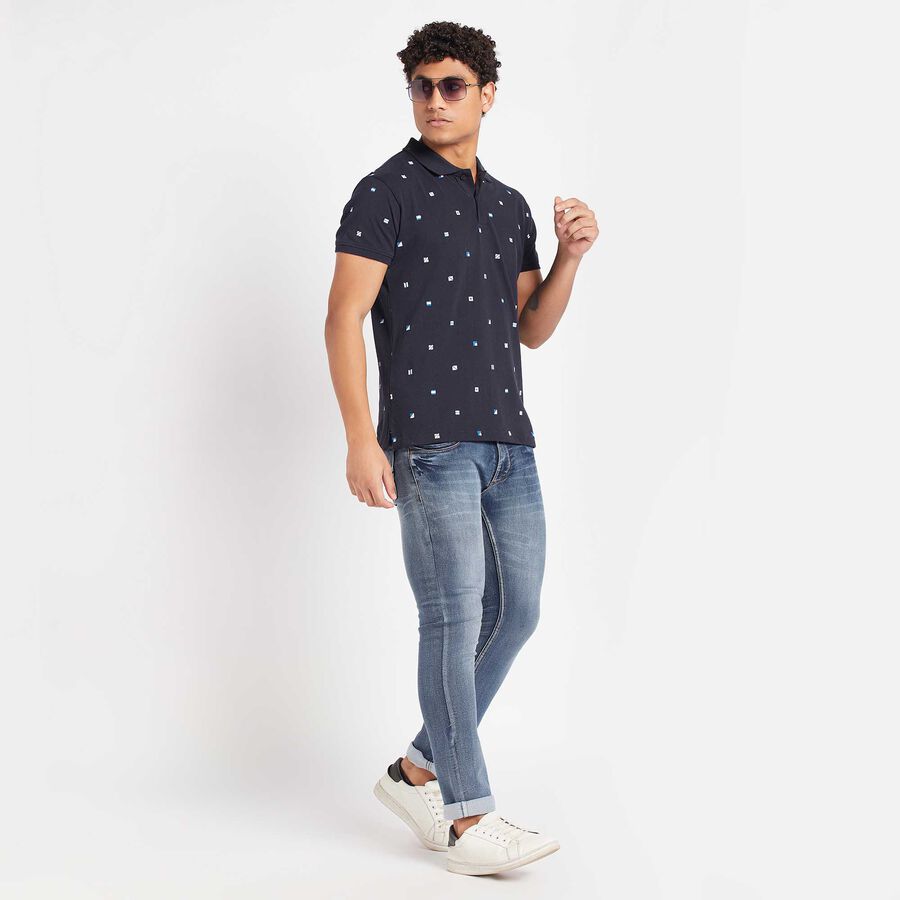 Polo T- Shirt, नेवी ब्लू, large image number null