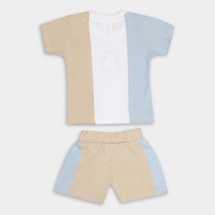 Infants' 100% Cotton Baba Suit, Beige, large image number null